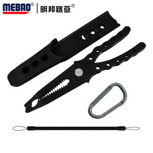 MEBAO，Super Fish Grip，Fishing Plier，With Pliers Sleeve，Telescopic Rope，Clip Fishing Tool，Ultra-Light Fishing Lip Grip，Floating Water Material Does Not Sink To The Bottom，Waterproof And Rustless