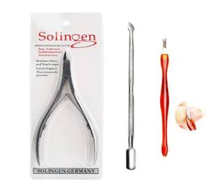 PHILIPPINES NO.1 Stainless Steel 3pcs set Manicure Pedicure Tools Nipper Pusher Professional Trimmer Manicure Tool