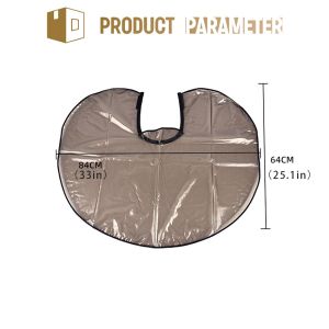 Anti-static Hair Dye Barber Cape PVC Salon Hairdressing Shawl Waterproof Hair Cutting Accessories