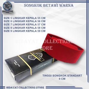 Peci Kopiah Songkok Merah Peci Pitung Betawi
