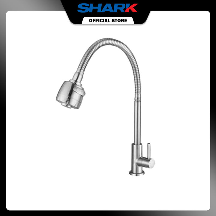 SHARK SP104 Stainless Steel 304 Kitchen Faucet Cold Line Vertical