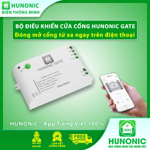 Bộ điều khiển cổng tự động HUNONIC GATE Điều khiển cổng tự động từ xa qua điện thoại