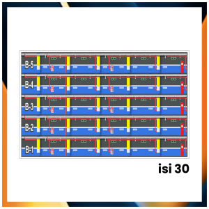 RAK HOTWHEELS SERONG ISI 30 DENGAN BACKGROUND PVC BOARD