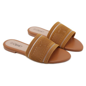 【JS】New Elegant Korean Rouned Toe Flat sandals for women 35 to 40 size