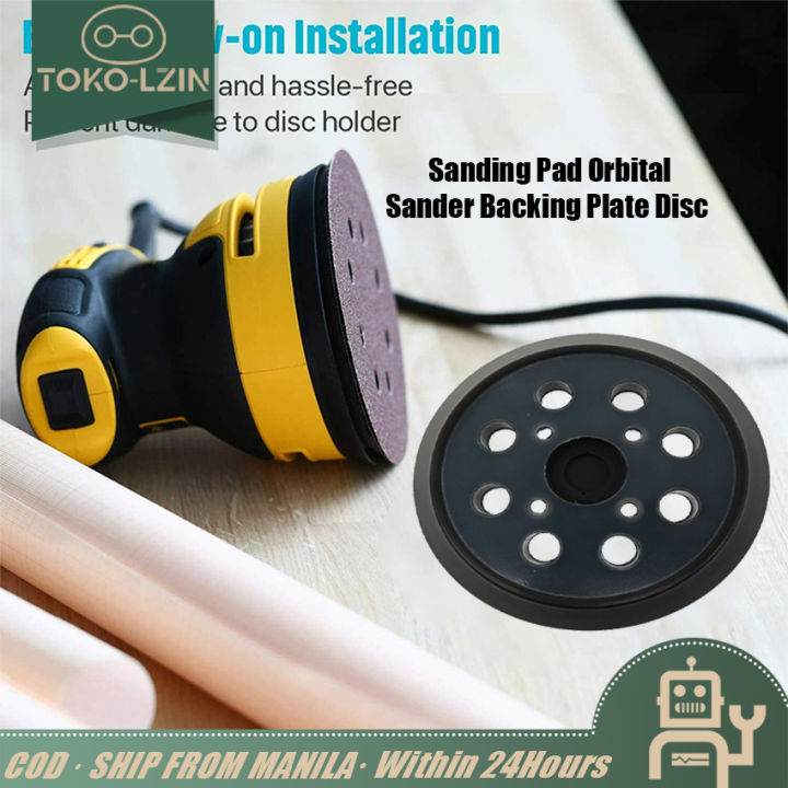 5 Inch 8 Hole Sanding Pad Orbital Sander Backing Plate Disc Replacement