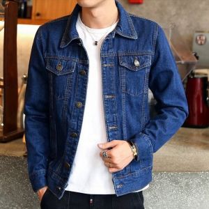 Áo khoác JEANS nam nữ mẫu basic AJ001 kiểu áo bò vải Denim dày mềm mại thấm hút chống tia UV