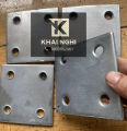 Đế sắt mạ kẽm, đế thép bản mã kẽm dày 5mm kích thước 10x10cm, 15x15cm, 20x20cm.. 