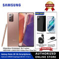 Samsung Galaxy Note 20 5G Dual Sim 8GB RAM+256GB ROM Snapdragon 865 Smartphone Unlocked 6.7 inches SeperAMOLED+ Long-Lasting Battery Mobile Phone. 