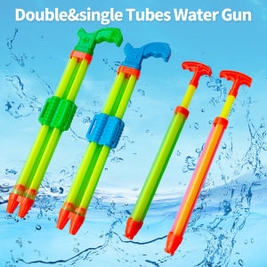 COD Funny Long Range Water Guns Pull-push Pump Type Summer Outdoor Beach Pool Party Toys Water Blaster Shoot Safe For Kids & Adults