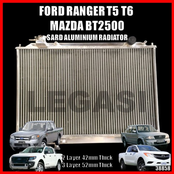 Ford Ranger T5 T6 Mazda BT2500 1998 - 2012 SARD Aluminum Radiator | Lazada