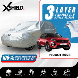 OUTDOOR PREMIUM Body Cover Mobil Peugot 2008 / Sarung Mobil All New Peugot