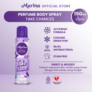 Marina Perfume Body Spray - Take Chances (Purple) - Exp : 04.2027