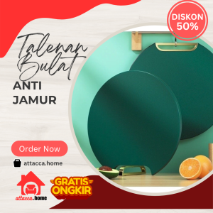 Talenan Bulat Anti Jamur Plastik Premium Multifungsi Aesthetic Viral Tik Tok