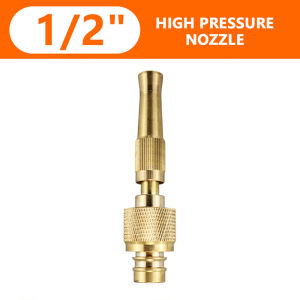 Vòi Phun Có Tay Cầm Thẳng Điều Chỉnh Được Rửa Xe Bằng Đồng Thau Áp Lực Cao Dụng Cụ Làm Vườn Vòi Nước Phụ Kiện Nhà