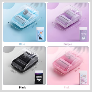 Mini Eraser Dust Cleaner Portable Desktop With Cute Students Office Stationery