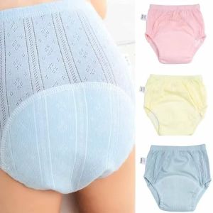 CANICECA Absorbent Baby Washable Diaper Reusable Leakproof Baby Training Pants Breathable Cloth Diapers for Newborn Kids