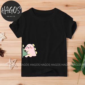 ATASAN KAOS KIDS ANAK CEWEK COWOK LAKI PEREMPUAN COTTON KATUN LENGAN PENDEK DISTRO DINO COUPLE