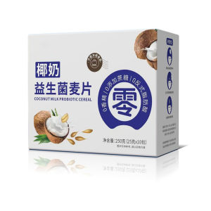 🛒🛒[สไตล์เดียวกันของพาเมล่า] ข้าวโอ๊ตโปรตีนกะทิ ข้าวโอ๊ตโปรไบโอติก อาหารทดแทนอาหารลดไขมัน ข้าวโอ๊ตอิ่มใยอาหารสูง ข้าวโอ๊ตกะทิแคลอรี่ต่ำ อาหารทดแทนกรดไขมันทรานส์ 0 รายการ ข้าวโอ๊ต GI ต่ำ ข้าวโอ๊ตโปรไบโอติกจากกะทิลดไขมัน ซีเรียลอิ่มท้อง อาหารเช้า