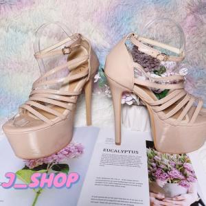 jzs Bragais style Pageant Shoes glossy 6.8 inches" Heels 888-6