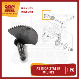 As Kick Stater MIO M3 125 2014 (TOKAIDO) - As Engkol Selahan Selah Kapak Gigi Ger Starter Mio S Fino