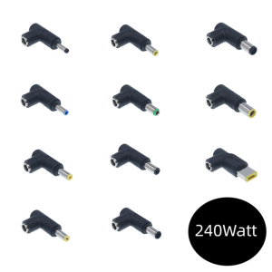 Universal DC Plugs Power Adapter Conversion Head 5.5mm x 2.5mm Female to Male Power Supply Adapter Jack Connector Tips