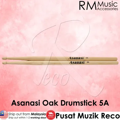 RM Oak BASIC BUDGET Drumstick Drum Stick Drumstick 5A Drum Key Drumstick Bag 【Msia READY STOCK！SHIP OUT FAST】