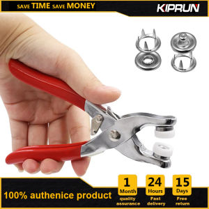 KIPRUN Plier Tool Accessories Buckle Fastener Kit Metal Snap Button Fasteners Press Studs Bouton Pression Fasteners DIY Installing Clothes Jeans Bag Clip