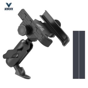 Aluminum Alloy Motorcycle Phone Holder Anti-Shake Motorcycle Cellphone Holder Adjustable Navigation Bracket [Vodool Center]