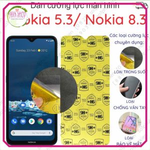 Dán màn hình cường lực Nokia 5.3/ Nokia 8.3 nano dẻo siêu mỏng trong suốt nhám chống vân tay bảo vệ mắt