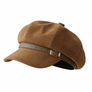 WAPKTY Warm Beret Hats Fashionable Retro Suede Octagonal Hat Classic Design Newsboy Cap Daily Travel