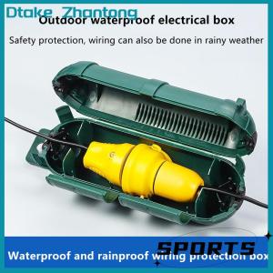 Dtake Outdoor Extension Cord Safety Cover With Waterproof Seal Weatherproof Electrical Connection Box To Protect Outdoor Outlet Plug