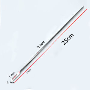 2pcs 25cm Elastic Belt Threading Needle Hat Rope Waist Rope Threading Tool Elastic Rope Threader
