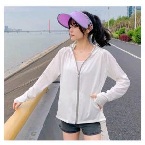 Jaket matahari / Hoodie Pelindung UV Anti Air Anti MatahariCocok Untuk Olahraga Luar Ruangan Siang Hari / Jaket Anti UV MLH AO01