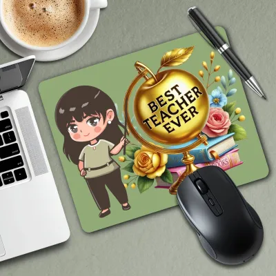 Teacher Mousepad With Student Appreciation Theme