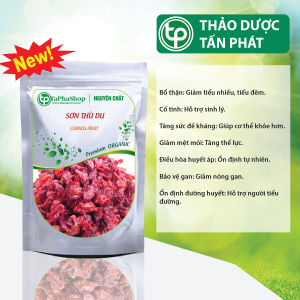 Sơn thù du 1kg đã tách hạt khô thơm đỏ đẹp hỗ trợ giảm tiểu đêm tốt cho thận