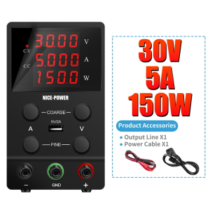 【Local Stock】KUAIQU Adjustable DC Power Supply 30V 10A 300W Bench Power Supply with Encoder Knob OCP OVP USB-A for Electronics Repair & Lab SPPS-G3010