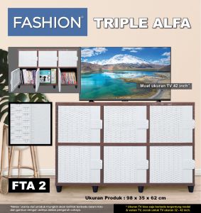 CLUB FTA Fashion Triple Alfa Line Susun 2 3 4 5 (Kuat Tebal Anti Banjir Anti Rayap)