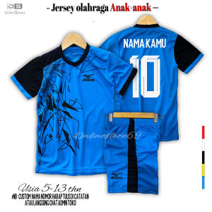 GRATIS CUSTOM NAMA DAN NOMOR PUNGGUNG JERSEY BOLA ANAK / BAJU BOLA ANAK-ANAK