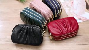 Ví da thật cho phụ nữ túi đeo chéo túi điện thoại ví tiền xu túi đựng thẻ chất lượng cao dung tích lớn