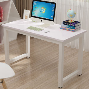 Steel Wood Desk Economy Desktop Computer Desk Simple Modern Bedroom Table Assembly Writing Desk