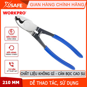 Kìm cắt dùng để cắt dây điện dây cáp kích thước: 210mm Workpro -WP293002