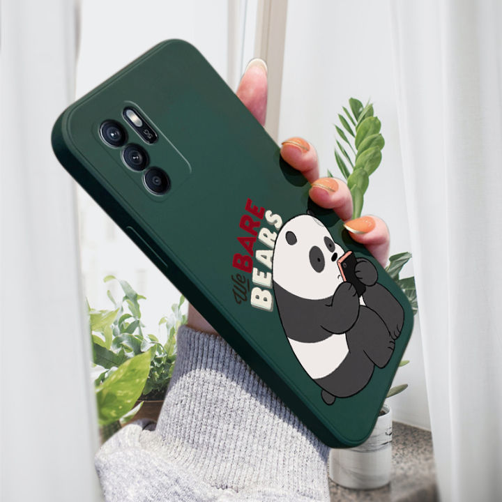 HAFFAN Custodia In Silicone TPU Per OPPO Reno Z (6.4'') - Cover Sottile Antiurto Con Foro Laccio - Nero
