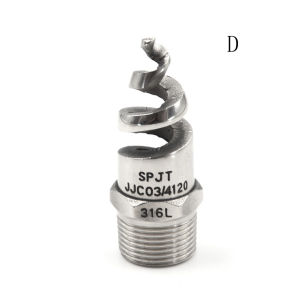 💞【Special price】💖Muya New 1 4 1 2 Stainless Steel Spiral Cone Atomization Spray Nozzle Sprinkler Heads