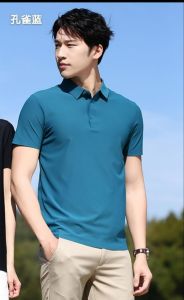 Ice silk quick-drying polo shirt seamless men/womens golf oversized summer thin