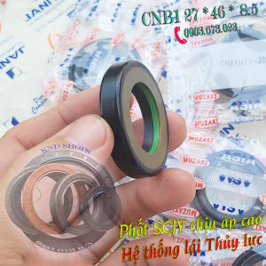[01cai] Phớt bót tay lái chịu áp thủy lực (AP) SCJY/CNB1 Muzaki 27.7*46*8.5 | NSH 27.7*42*8.5
