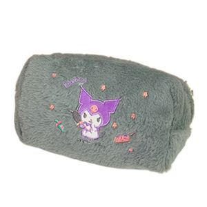 MIRACLE HOME STORE Kuromi Capybara Plush Pen Bag Melody Kt Cat Cartoon Pencil Case Storage Bag Kawaii Stationery Storage Bag School Supplies