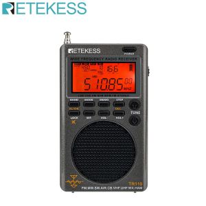 Retekess TR110 All-in-One Typhoon Emergency Radio Portable Full Band Shortwave Receiver AM/FM/SW/SSB with NOAA Weather Alert for Receive Only for Outdoor Emergency communications