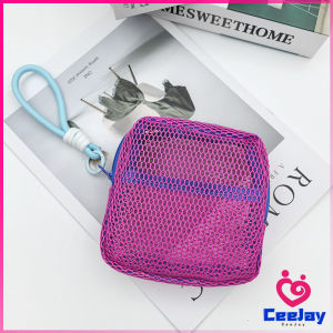 CeeJay 1 ชิ้น สีแคนดี้ กระเป๋าเครื่องสําอางค์ เหมาะสำหรับการเดินทาง มีหลายสี Makeup bag