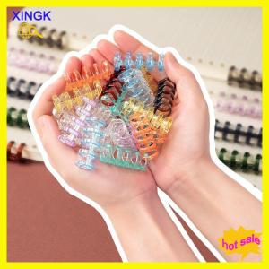 XINGK 20Pcs Binder Buckle Loose-Leaf Book Accessories Binding Ring Buckle 5 Holes Not Uncomfortable Homemade Diy Punch Loose-Leaf