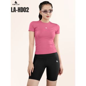 Bộ tập gym yoga aerobic nữ KSMLOOK set đồ tập gym nữ co dãn 4 chiều quần áo chạy bộ thoải mái tập luyện - LA603